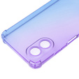 Puzdro pre Oppo A38 4G / Oppo A18 4G, Gradient Dropproof, Fialová / modrá