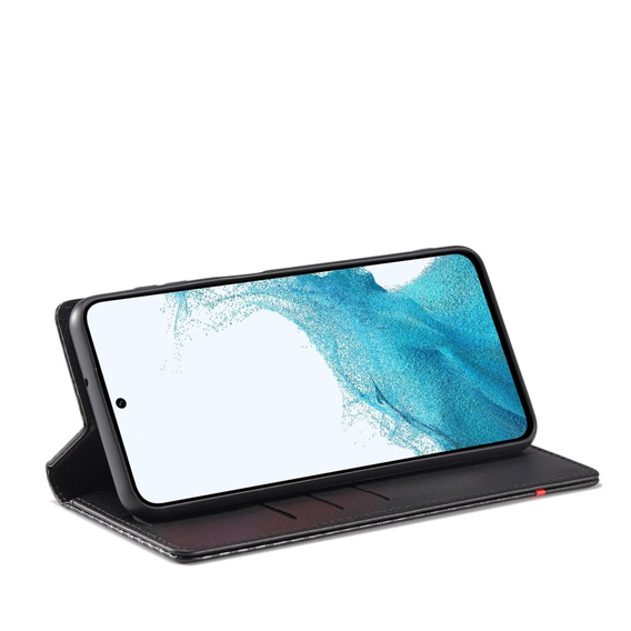 Flipové puzdro pre Samsung Galaxy A35 5G, Carbon LC.IMEEKE, čierne