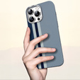Puzdro pre iPhone 16 Pro, Carbon Fiber MagSafe, modré