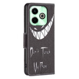 Klapkové puzdro pre Infinix Hot 40i, Wallet, Don't Touch My Phone čierne