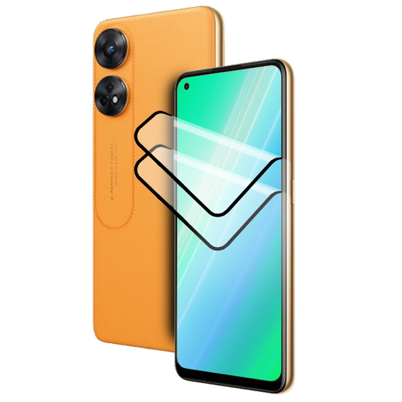 2x keramické hybridné sklo ERBORD pre Oppo Reno8 T 4G