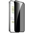 2x tvrdené sklo na ochranu súkromia pre iPhone 15 Pro, ERBORD 9H Easy App Anti-Peep