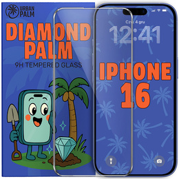Tvrdené sklo Diamond Palm pre iPhone 16