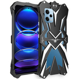 Pancierované puzdro pre Xiaomi Redmi Note 12 Pro 5G, Aluminum Alloy, čierne