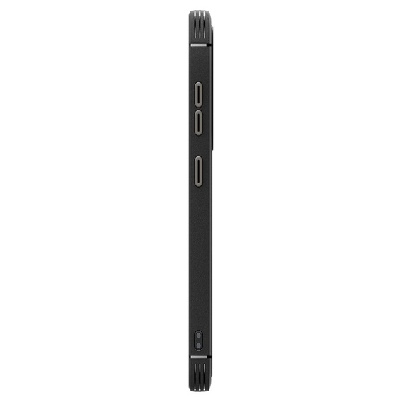 Puzdro Spigen pre Samsung Galaxy S25, Core Armor MagSafe, čierne + tvrdené sklo 9H
