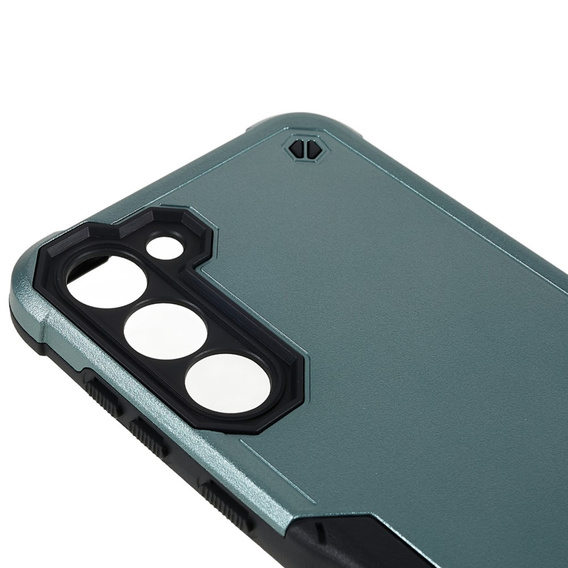 Obrnené puzdro pre Samsung Galaxy S23 Plus, Dual-Layer, zelený