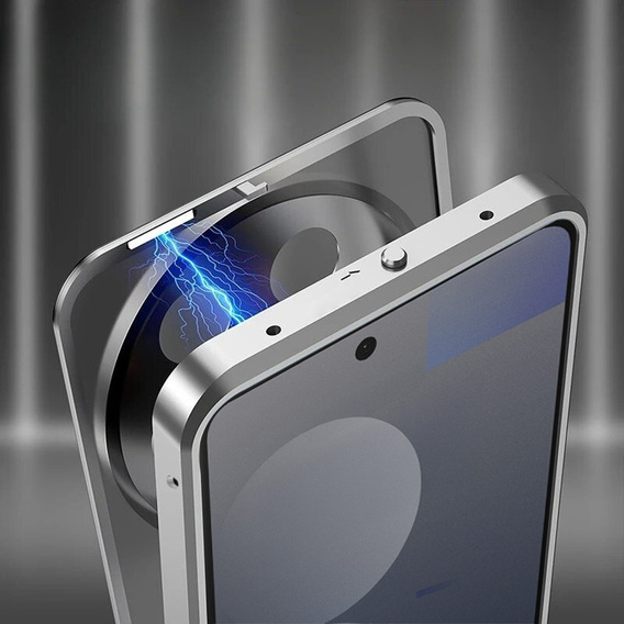 Puzdro pre Nothing Phone 3a Pro, Frame Case, strieborné