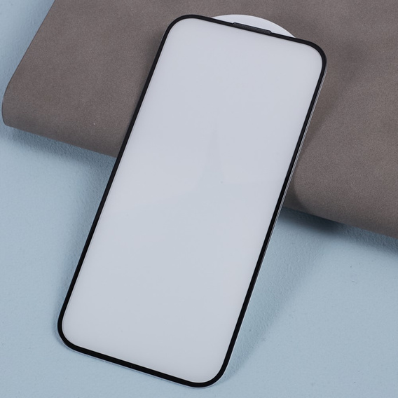 3D tvrdené sklo pre iPhone 15, s krytom reproduktora, čierne
