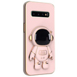Obal na mobil pre Samsung Galaxy S10, Astronaut, ružové rose gold