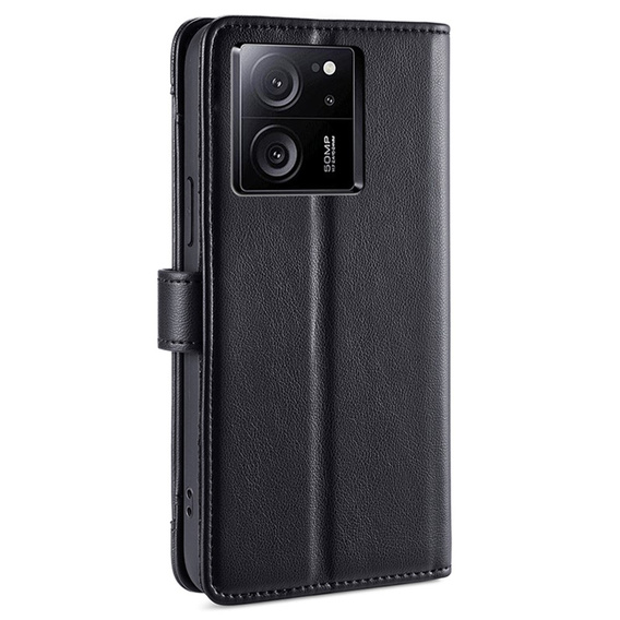 Klapkové puzdro pre Xiaomi 13T / 13T Pro / Redmi K60 Ultra, Wallet Zipper Pocket, čierne