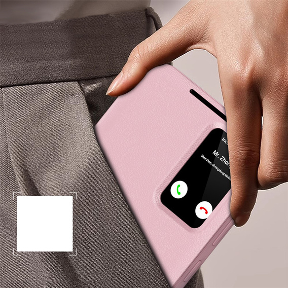 Puzdro Smart View Wallet pre Samsung Galaxy S26, ružové