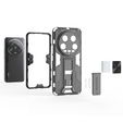 Puzdro pre Xiaomi 14 Ultra, Military kickstand, čierne