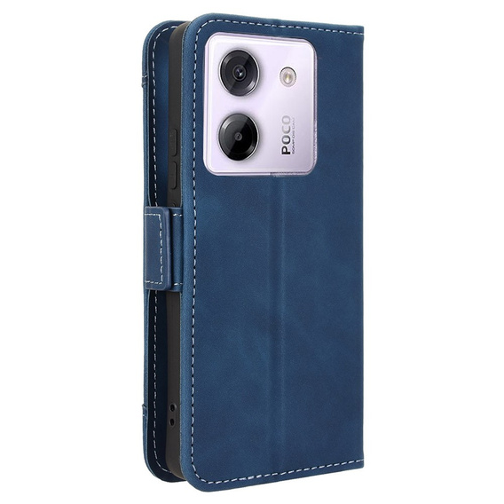 Klapkové puzdro pre Xiaomi Poco M7 Pro 5G, Card Slot, tmavomodré