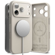 Puzdro Ringke pre iPhone 17 Pro Max, silikónové magnetické puzdro MagSafe, kameň