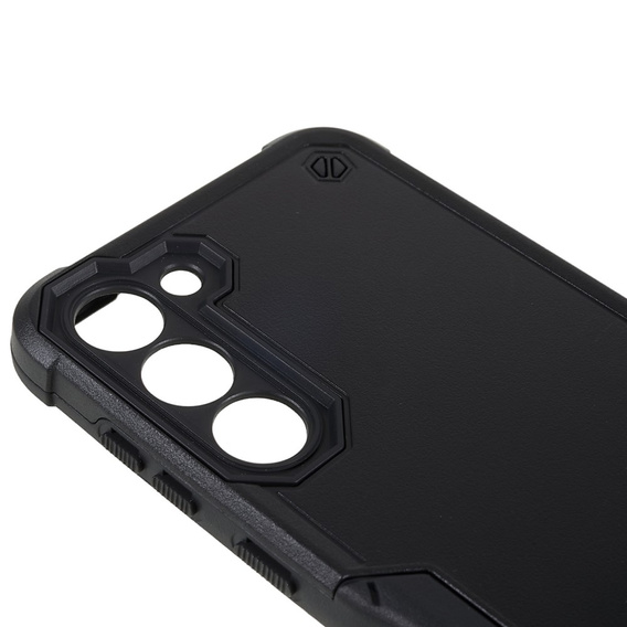 Obrnené puzdro pre Samsung Galaxy S23 Plus, Dual-Layer, čierne