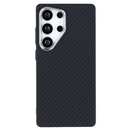 Puzdro pre Samsung Galaxy S25 Ultra, Carbon Fiber MagSafe, čierne