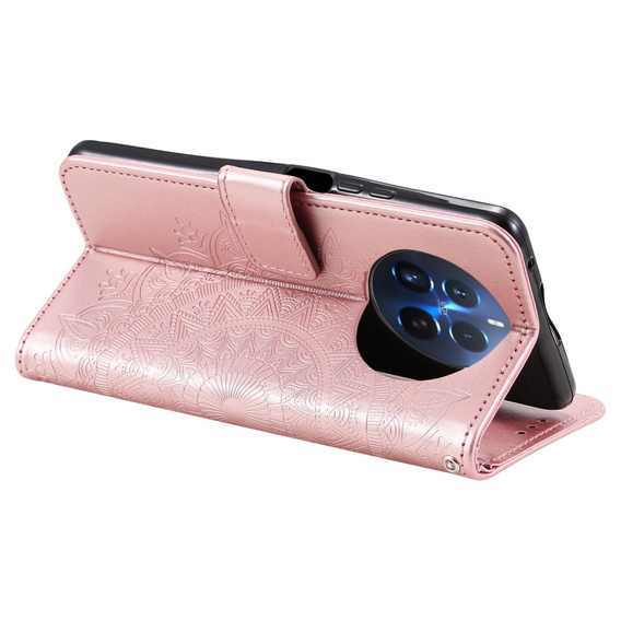 Klapkové puzdro pre Realme 12 Pro 5G / 12 Pro+ 5G, Mandala, ružové