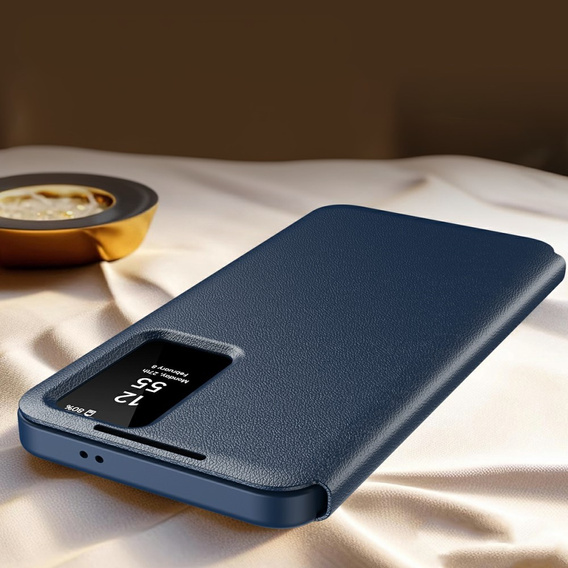 Flipové puzdro pre Samsung Galaxy A56 5G, Smart View Wallet, modré