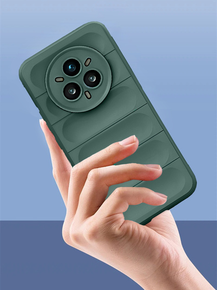 Obal na mobil pre Realme 14 Pro 5G, Gaming Shockproof, zelený