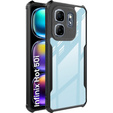 Obal na mobil pre Infinix Hot 50i 4G, AntiDrop Hybrid, čierne