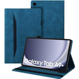 Puzdro pre Samsung Galaxy Tab A9+, Classic, s priestorom pre stylus, modré