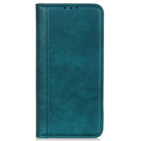 Obal na mobil pre Sony Xperia 5 V, Wallet Litchi Leather, zelený