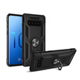 Pancierované obal na mobil pre Samsung Galaxy S10, Nox Case Ring, čierne