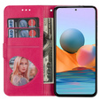 Klapkové puzdro pre Samsung Galaxy A36 5G, Wallet Zipper Pocket Glittery, ružové