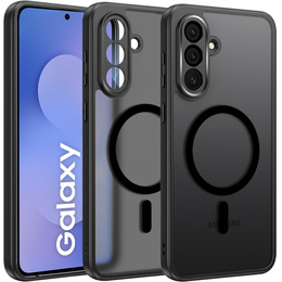 Puzdro pre Samsung Galaxy S25 FE, pre MagSafe, ERBORD Matt Case, čierny