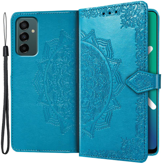 Klapkové puzdro pre Samsung Galaxy M23 5G / M13, Mandala, modré