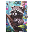 Puzdro pre iPad 10.9" 2022 (10 gen.), s chlopňou, raccoon