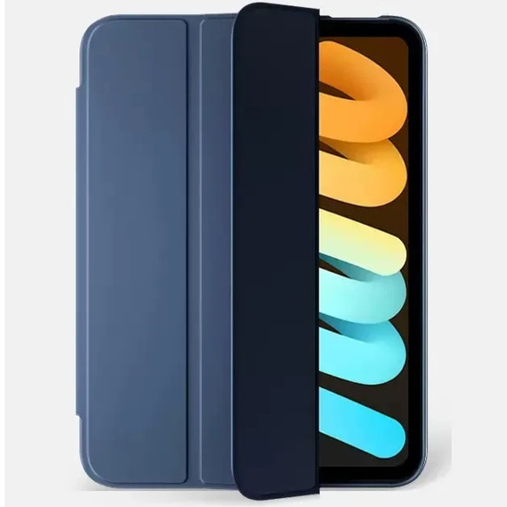 Puzdro pre iPad mini 8.3" 2021 (6 gen.) / iPad mini 8.3" 2024 (7 gen.), Smartcase, tmavomodré