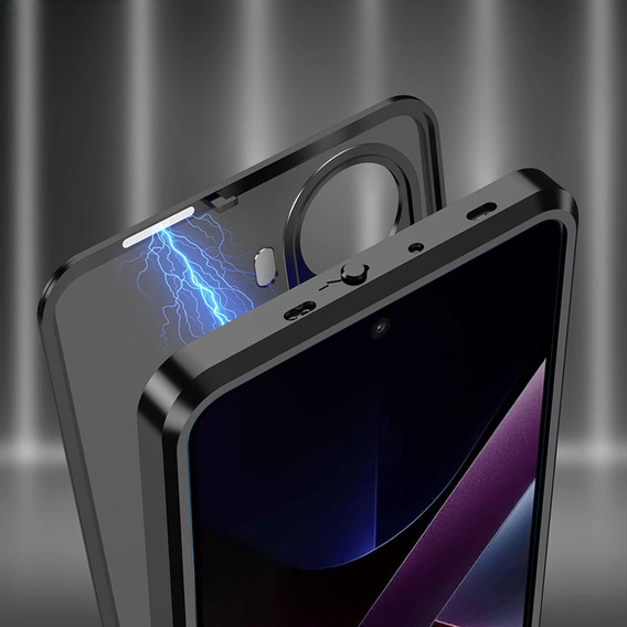 Puzdro pre Xiaomi Poco X7 Pro 5G, Frame Case, čierne