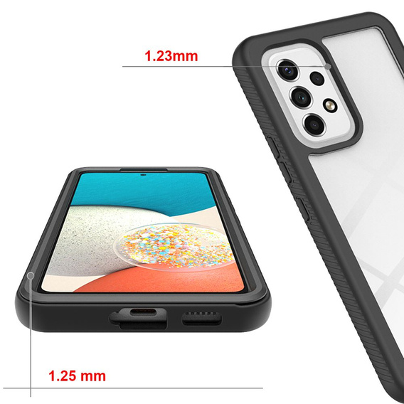 Puzdro pre Samsung Galaxy A53 5G, Shockproof, s fóliou, modré