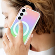 Puzdro pre Samsung Galaxy A16, Fusion Hybrid, pre MagSafe, viacfarebné + sklo na displej