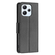 Klapkové puzdro pre Xiaomi Redmi 12 4G, Wallet Litchi Magnet, čierne