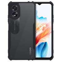 Obal na mobil pre Oppo A38 4G / Oppo A18 4G, AntiDrop Hybrid, čierne