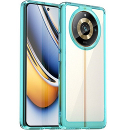 Obal na mobil pre Realme 11 Pro 5G / 11 Pro+ 5G, Fusion Hybrid, transparentné / modré