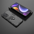 Obal na mobil pre Poco F5 5G, Kickstand Ring, čierne