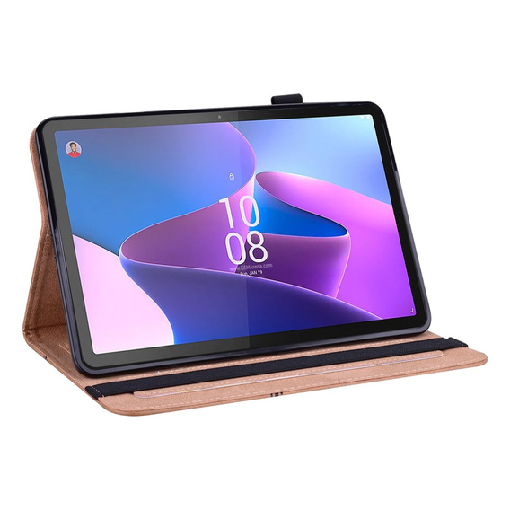 Puzdro pre Lenovo Tab P11 Gen 2 TB350FU TB350XU 11.5", Classic, s priestorom pre stylus, hnedé