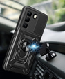 Obal na mobil pre Infinix Hot 50 4G, CamShield Slide, čierne