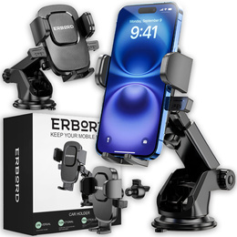 Držiak do auta ERBORD ML88 pre telefón na okno/plochu/kocky