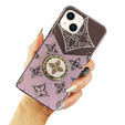 Fashion Obal na mobil pre iPhone 13, fialové