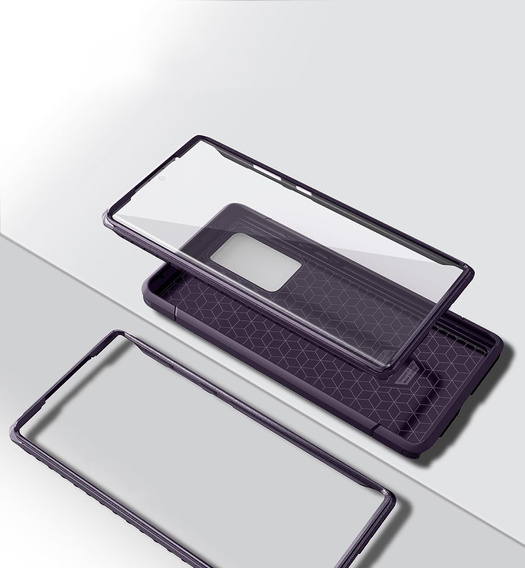 Obal na mobil pre Samsung Galaxy Note 20 Ultra, Suritch Basic (Two Frames), fialové