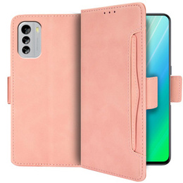Klapkové puzdro pre Nokia G60 5G, Card Slot, ružové