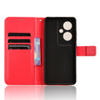 Klapkové puzdro pre Oppo Reno 11F 5G, Crazy Horse Wallet, červené