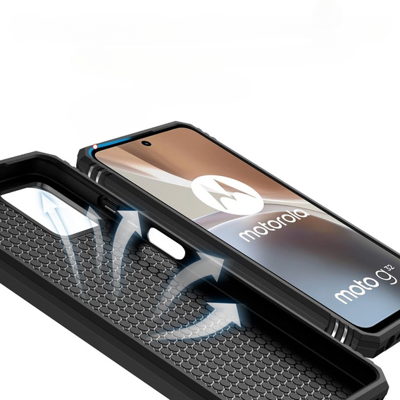 Obal na mobil pre Motorola Moto G32, CamShield Slide, čierne