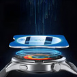 2x ERBORD tvrdené sklo pre Huawei Watch GT 5 46mm, s montážnym rámom