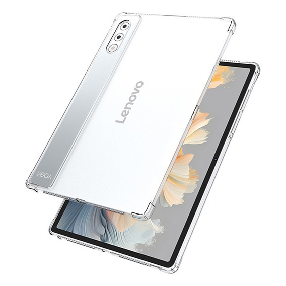 Puzdro pre Lenovo Yoga Tab Plus, silikónové, priehľadné