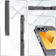 Obal na mobil pre Samsung Galaxy Z Flip7 FE / Z Flip6, Fusion Hybrid, priehľadné